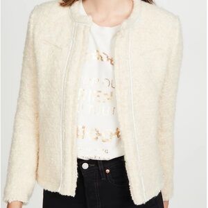 IRO Caster Cream Luxury Jacket Made in Bulguria Size 36FR/ 4US